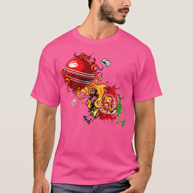 T-shirt Cricket Afghanistan (Devant)