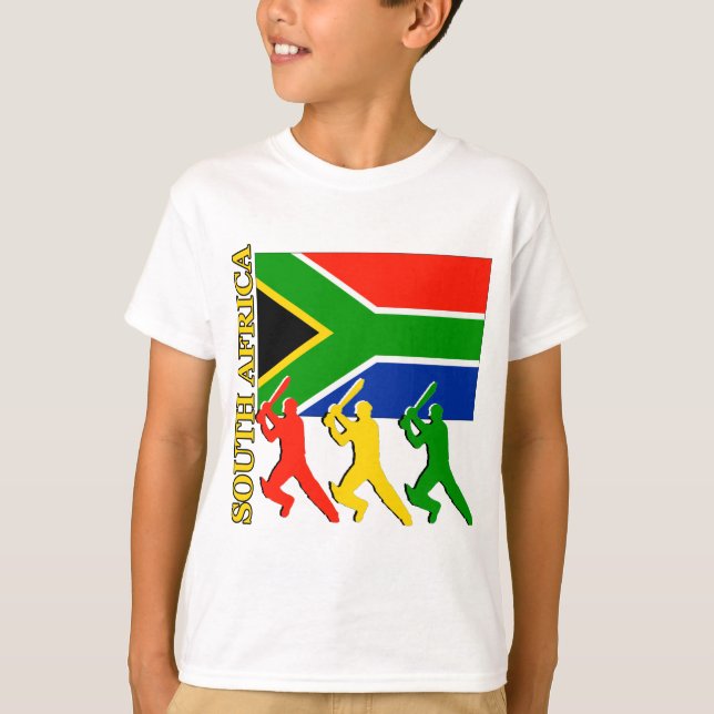 T-shirt Cricket Afrique du Sud (Devant)