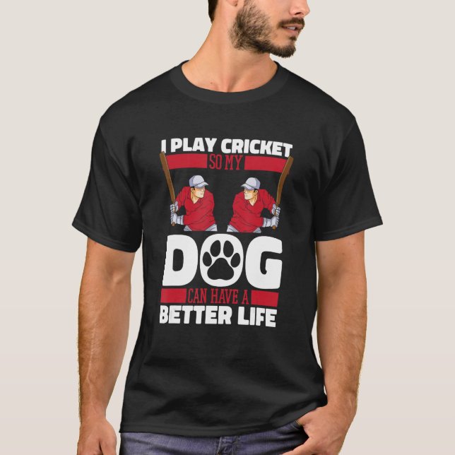 T-shirt Cricket Batsman Umpire  Cricketing Bowler Crickete (Devant)
