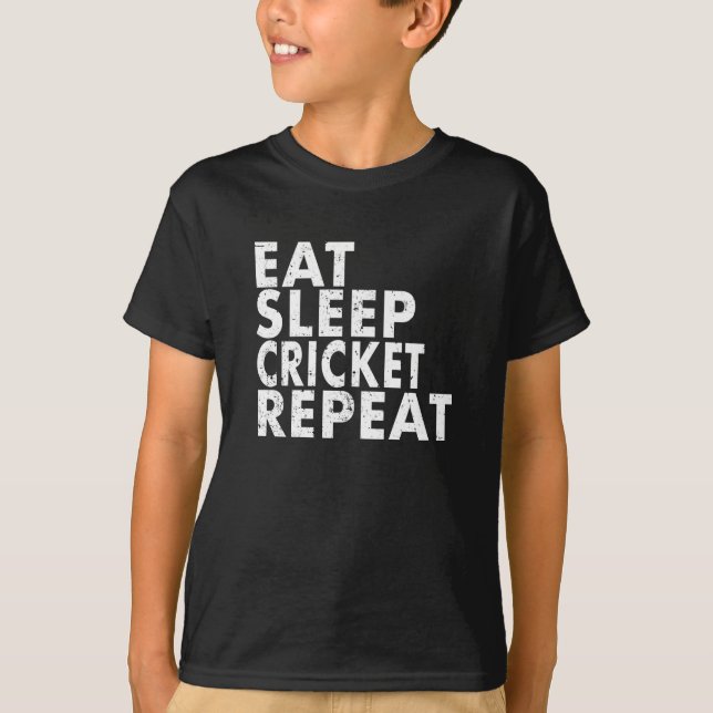 T-shirt Cricket Bowler Bat Cricketer (Devant)