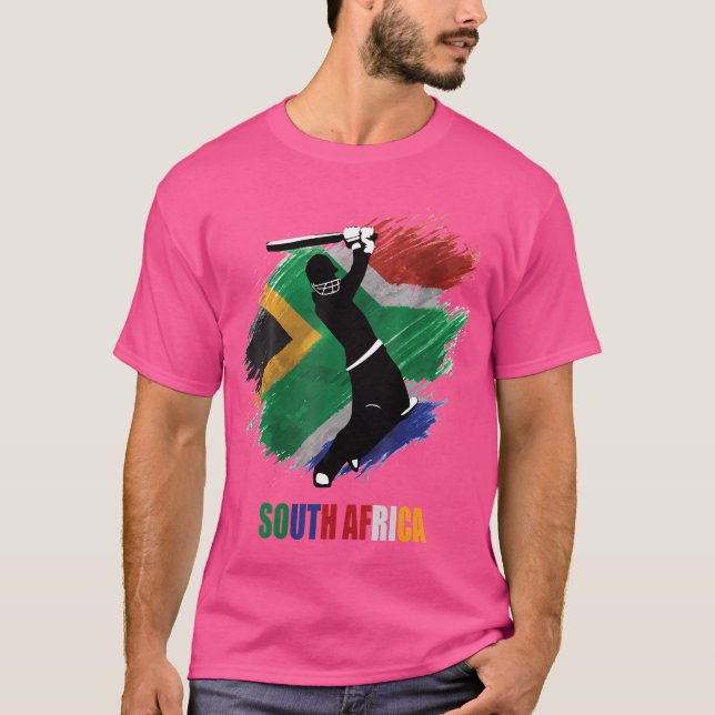 T-shirt Cricket d'Afrique du Sud (Devant)