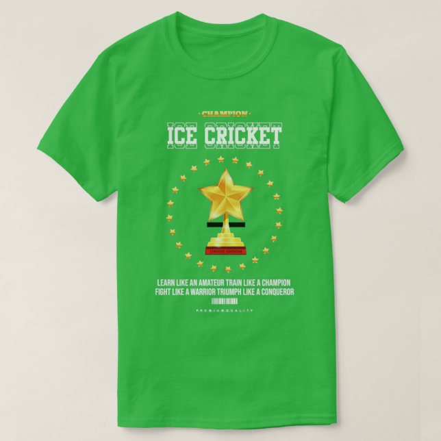 T-shirt Cricket de glace4 (Design devant)