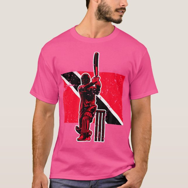 T-shirt Cricket De Trinité-Et-Tobago (Devant)