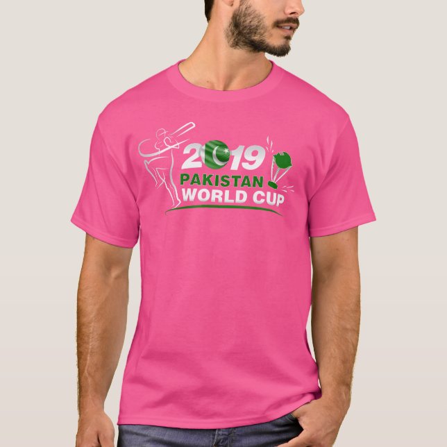 T-shirt Cricket fan du Pakistan (Devant)