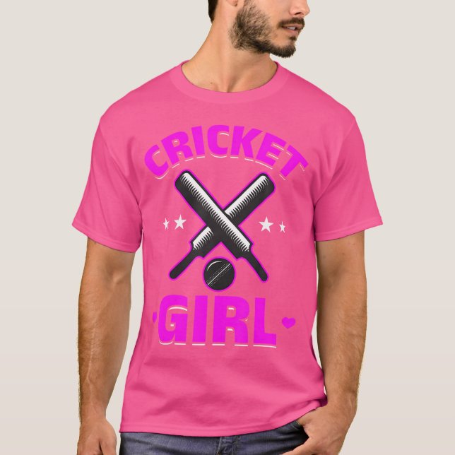T-shirt Cricket fille de cricket (Devant)