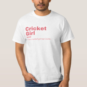 T-shirt Cricket Girl 