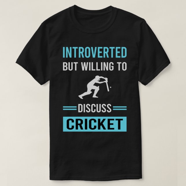 T-shirt Cricket introduit (Design devant)
