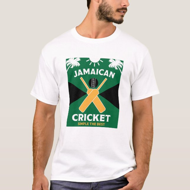 T-shirt Cricket jamaïcain (Devant)