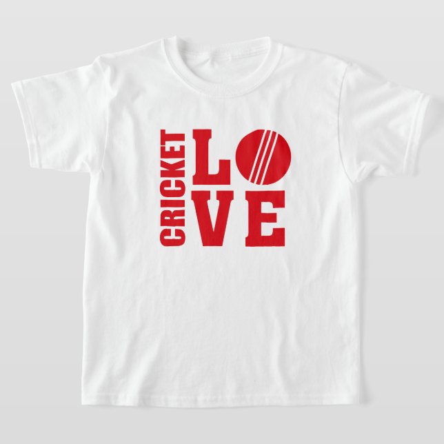 T-shirt Cricket Love, Cricket (Poser)
