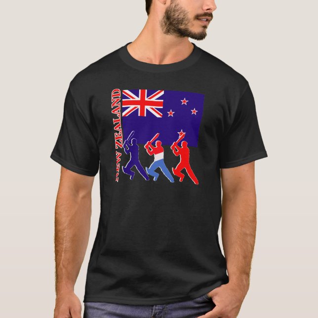 T-shirt Cricket Nouvelle Zélande (Devant)