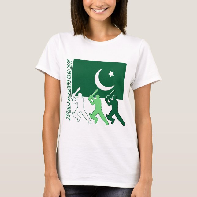 T-shirt Cricket Pakistan (Devant)