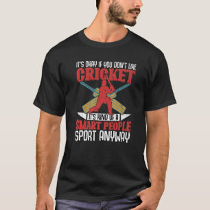 T-shirt Cricket Smart Personnes Sport Joueur Entraîneur Gr