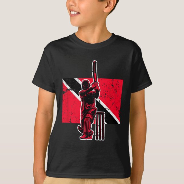 T-shirt Cricket Trinité-et-Togo  (Devant)