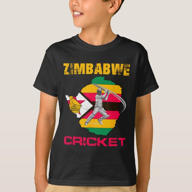 T-shirt Cricket Zimbwéen Hommes Zimbwe  (Devant)