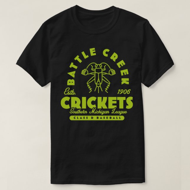 T-shirt Crickets de Battle Creek (Design devant)