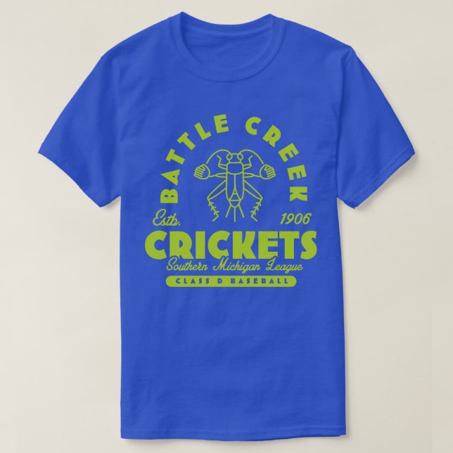 T-shirt Crickets de Battle Creek (Design devant)