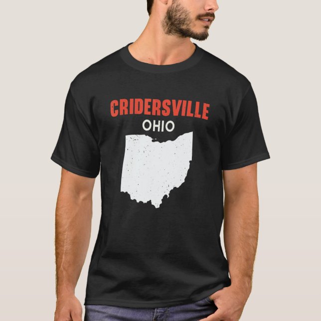 T-shirt Cridersville Ohio USA State America Travel Ohioan (Devant)
