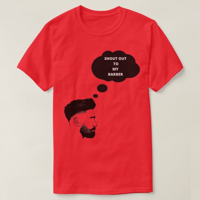 T-shirt Crie À Mon Barbier (Design devant)