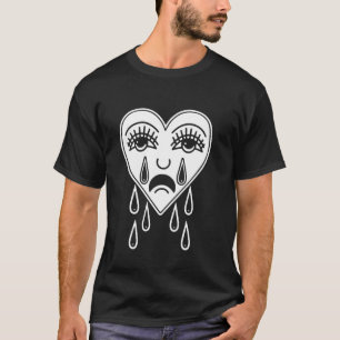 T-shirt Crier Coeur Américain Traditionnel Tatouage Old Sc