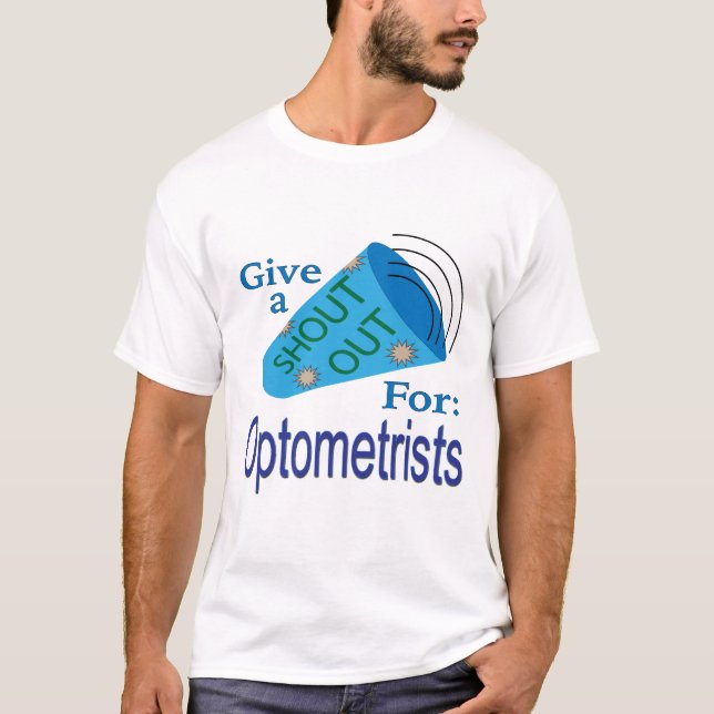 T-shirt Criez pour les optométristes (Devant)