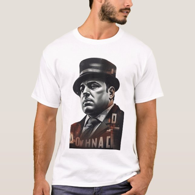 T-shirt crime gangster al capone (Devant)