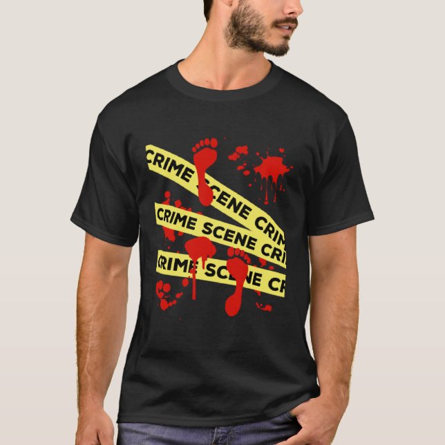 T-shirt Crime Scene Investigation Tape (Devant)