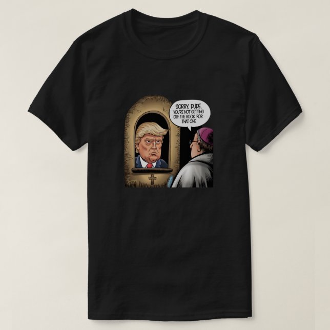 T-SHIRT CRIMES DE TRUMP (Design devant)