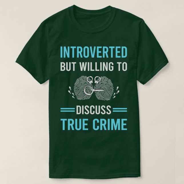 T-shirt Crimes réels introduits (Design devant)