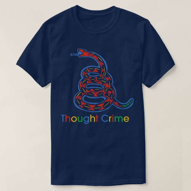 T-shirt Criminalité de la pensée des grandes entreprises G (Design devant)