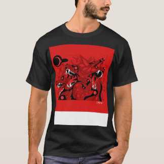 T-shirt crimson dans le sang cadejo enfer hound cerberus c