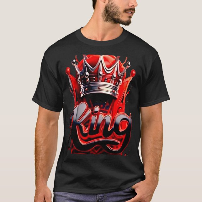 T-shirt Crimson King Silver Crown - Urban Streetwear Editi (Devant)