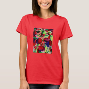 T-shirt Crimson tropical Singapour Orchidées fleuris