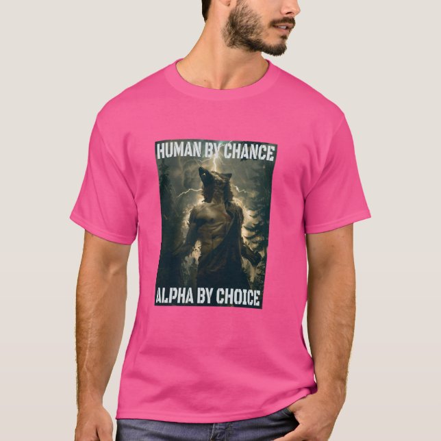 T-shirt Cringe Alpha Wolf Cringy Werewolf Mème Cring Drôle (Devant)