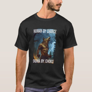 T-shirt Cringe Werewolf Cringy Human By Chance Sigma By Ch