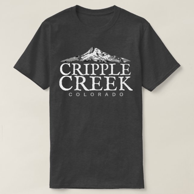 T-shirt Cripple Creek CO  Colorado Mountain  (Design devant)