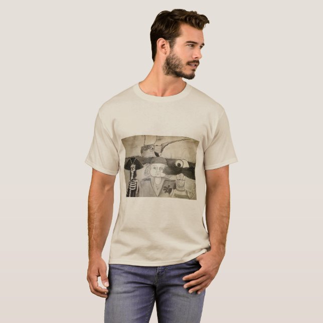 T-shirt Crique de bougie (Devant entier)