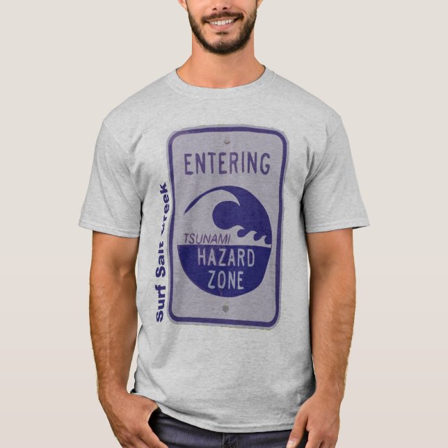 T-shirt Crique de sel de surf (Devant)