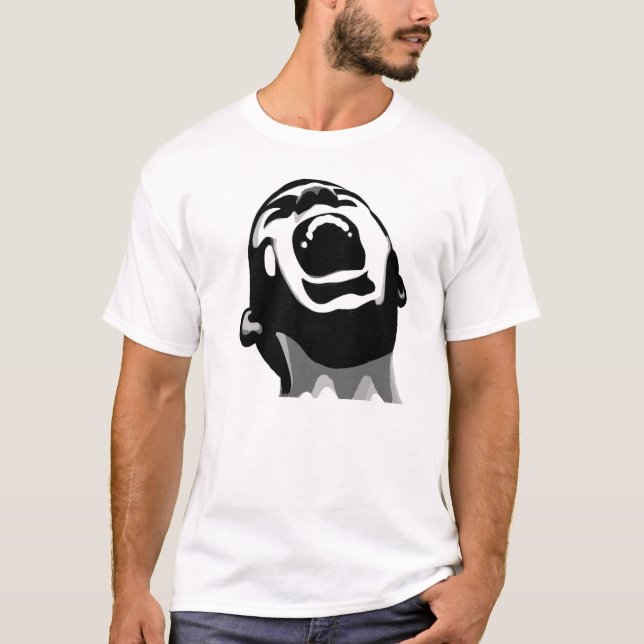 T-shirt Cris pour l'aide (Devant)