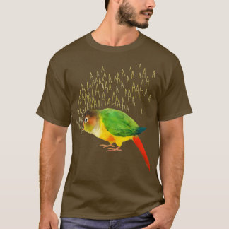 T-shirt Cris Vert Jaune Vert Jaune Conure Jaune