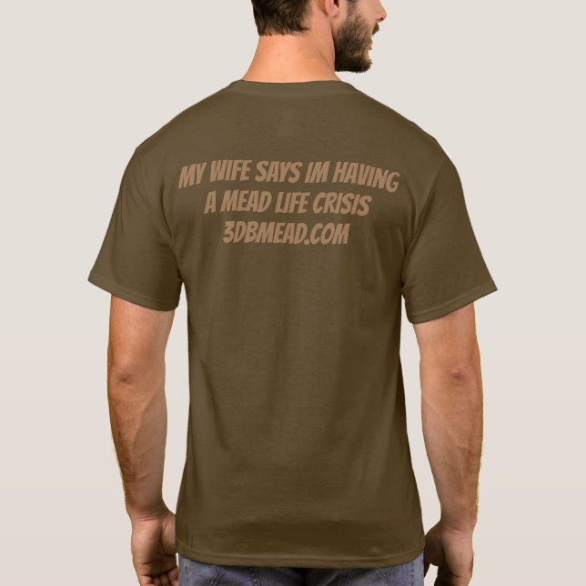 T-SHIRT CRISE DE VIE DE HYDROMEL (Dos)