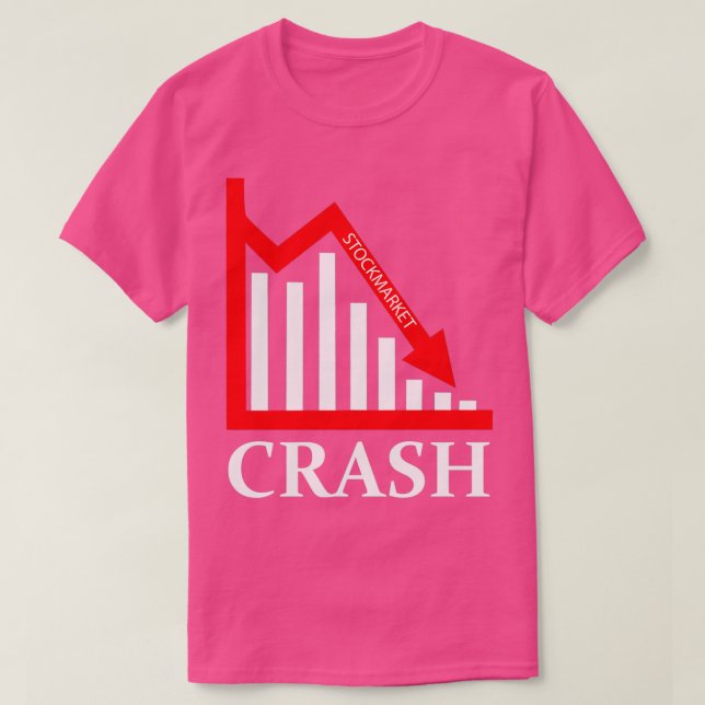 T-shirt Crise du marché stock 1 (Design devant)