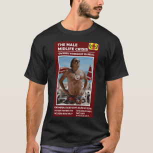 T-shirt Crise du milieu de vie masculin drôle
