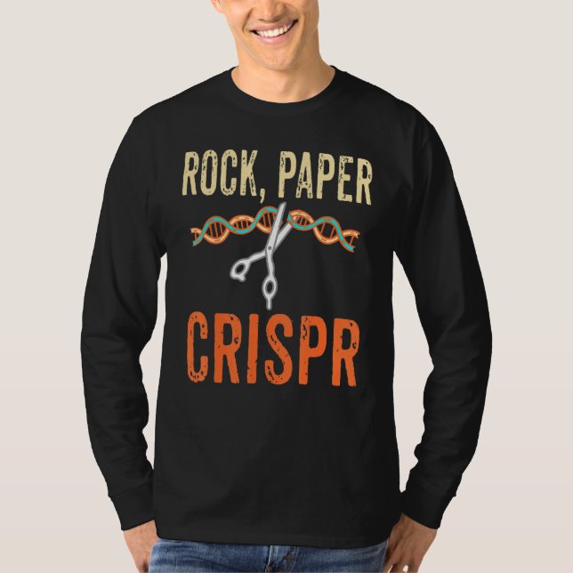 T-shirt Crispr Ciseaux Scientifique Biologiste génétique C (Devant)