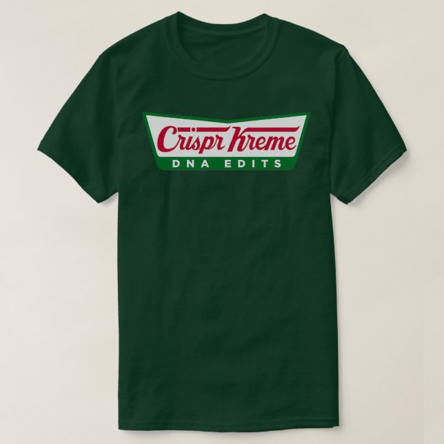 T-shirt CRISPR Edits ADN Kreme pour scientifiques  (Design devant)