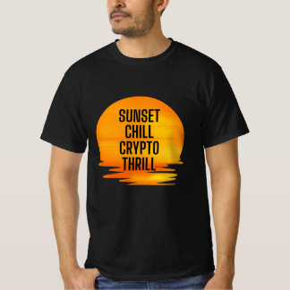 T-shirt Cristal de refroidissement du coucher du soleil