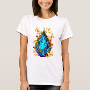 T-shirt Cristal Tear Drop avec papillons
