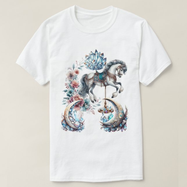 T-shirt Cristaux et Carrousels (Design devant)