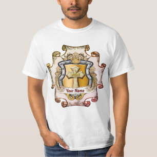 T-shirt Cristo Cross Shield Nom
