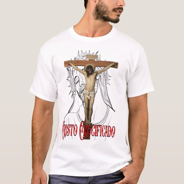 T-shirt Cristo Crucificado Jésus Christ Crucifié (Devant)