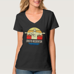 T-shirt Cristo Redentor De Rio De Janeiro Au Brésil